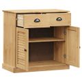 vidaXL Komoda so zásuvkami VIGO 78x40x75 cm borovicový masív