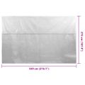 vidaXL Plávajúca solárna bazénová fólia z PE 549x274 cm sivá