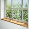 vidaXL Okenný parapet 2 ks svetlohnedá 160x25x2 cm dubový masív