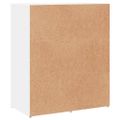vidaXL Komoda biela 60x31x70 cm kompozitné drevo