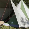 vidaXL Tipi stan so strechou Zelená 510 x 690 x 330 cm taft