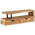 vidaXL TV stolík (118-200) x 30 x 40 cm masívne akáciové drevo