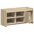 vidaXL Skriňa na topánky s úložiskom Dub sonoma 100 x 39,5 x 51 cm