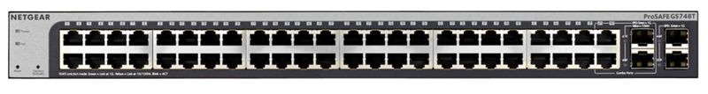 NETGEAR ProSAFE® 48-Port Gigabit Smart Switch, GS748T