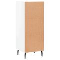 vidaXL Komoda lesklá biela 34,5x34x90 cm spracované drevo