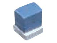 Pečiatka - naplnená atramentom - zelená - individuálny text - 40 x 40 mm (balenie 12)