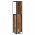 vidaXL Sada kúpeľňového nábytku Staré drevo 35 x 37,5 x 166 cm