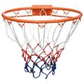 vidaXL Basketbalový kôš čierny 39 cm oceľ
