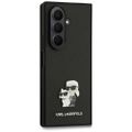 Puzdro Karl Lagerfeld Saffiano Karl&Choupette Pin pre Samsung Galaxy Z Fold7 čierne