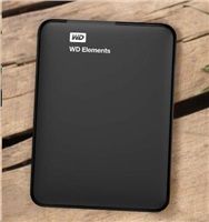 WD Elements Portable 1TB, Externý HDD, USB 3.0, čierna