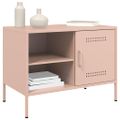vidaXL TV skrinky 2 ks ružové 68x39x50,5 cm oceľ