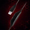 Kruger&Matz Warrior GH-50 herné slúchadlá s mikrofónom a LED podsvietením