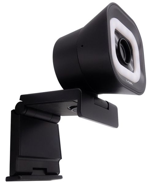 i-tec webkamera SOLOMON 700 STREAM/ Ultra HD 4K rozlišení/ PDAF/ LED světlo/ dva mikrofony/ USB-C Webkamera, 4K 30fps, Full HD 60fps, PDAF autofokus, LED kruhové svetlo, stereo mikrofony, 81° zorný úhel, USB-C, otocný objektiv