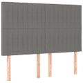 vidaXL Boxspring posteľ s matracom tmavosivá 140x200 cm látka