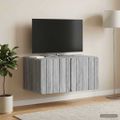 vidaXL Nástenná TV skrinka 59,5 x 41 x 30 cm Sivý Sonoma