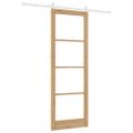 vidaXL Posuvné dvere ORKDAL Prírodná 83 x 232 cm
