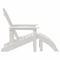 vidaXL Adirondack stolička Biela HDPE
