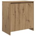 vidaXL Servírovacia skriňa 3 ks Remeselný dub 70 x 41 x 75 cm