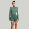 Dámský top Cropped Seamless Moss - STRIX, veľkosť L