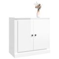 vidaXL Komoda lesklá biela 70x35,5x67,5 cm spracované drevo