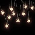 vidaXL Vianočné svetlo s LED 10 ks, biele 10 cm