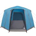 vidaXL Stan pre 3 osoby so strechou Modrá a šedá 320 x 320 x 203 cm