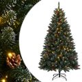 vidaXL Umelý vianočný stromček s 300 LED 180 cm