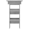 vidaXL Nástenný barový stôl sivý sonoma 102x45x103,5 cm spracov. drevo