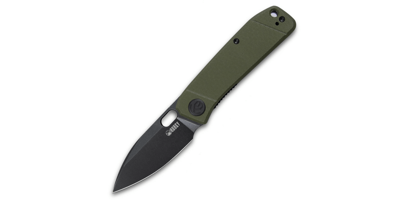 Kubey KU2104B Hyde vreckový nôž 7,5 cm, čierna, zelená, G10