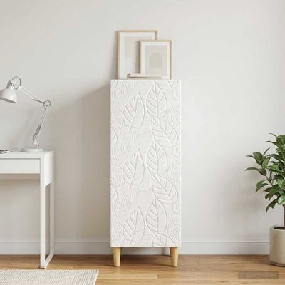 vidaXL Servírovacia skriňa Biela s vysokým leskom 33 x 34,5 x 90 cm