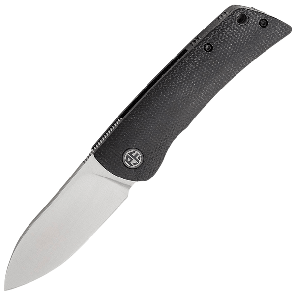 Petrified Fish PFE05SDMS Flavorist - Spear Point vreckový nôž 8 cm, Satin, čierna, Micarta
