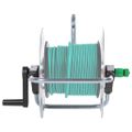 vidaXL Hadicový bubon nástenný pre 50 m 1/2" / 35 m 3/4" hadicu oceľ