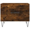 vidaXL Konferenčné stolíky 2 ks dymový dub 50x50x40cm kompozitné drevo