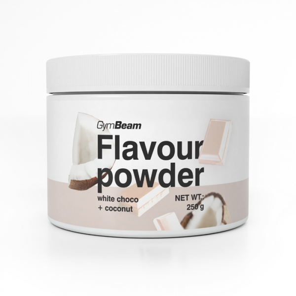 Flavour - GymBeam, biela čokoláda kokos