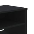 vidaXL TV stolík čierny 122x34x41 cm kompozitné drevo