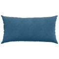 vidaXL Vankúše na pohovku 2 pcs Modrá 80 x 40 cm Kordúrová tkanina