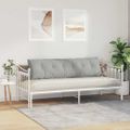 vidaXL Poduška na chrbát Svetlosivá 180 x 50 cm Mikrovlákno