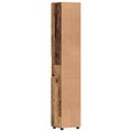 vidaXL Set kabinetov do kúpeľne TULUM Staré drevo 37 x 31,5 x 203 cm