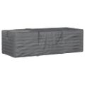 vidaXL Úložná taška na záhradné vankúše čierna 135x40x55 cm polyetylén