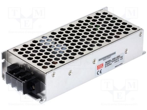 MEANWELL - RSD-100B-12 - Menič DC/DC uzavretý 100W z 16-31V na 12V