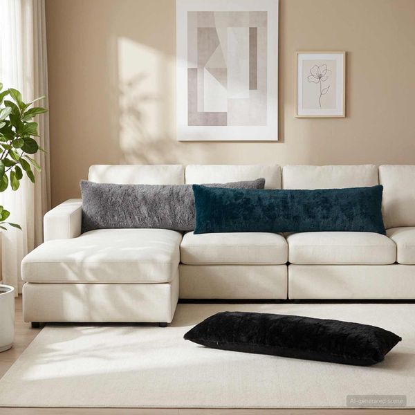 vidaXL Poťah na podložku 2 ks HEERLEN Čierna 40 x 145 cm