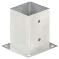 vidaXL Kotvy na stĺpiky 4 ks 101 mm galvanizovaný kov