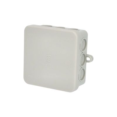 Krabica rozbočovacia FD 12 L, plastová, s naklapávacím viečkom, 12x 2,5mm2, na omietku, IP55
