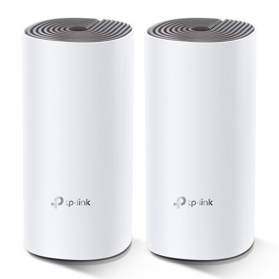TP-Link AC1200 Whole-home Mesh WiFi System Deco E4 (2-pack), 2x10/100 RJ45