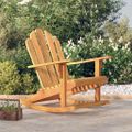 vidaXL Záhradné hojdacie kreslo Adirondack 79x100x103 cm masívny teak