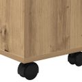 vidaXL Konferenčný stolík dub artisan 60x60x38 cm kompozitné drevo