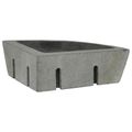 vidaXL Umývadlo Sivá (38-45) x (38-45) x 12 cm Riečna skala