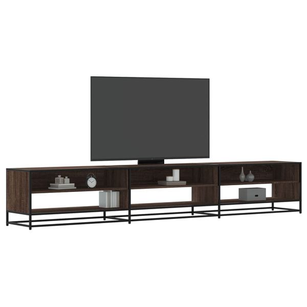 vidaXL TV skrinka hnedý dub 270x40x46 cm kompozitné drevo