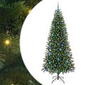 vidaXL Umelý vianočný stromček Zelená 210 cm PE a PVC