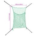 vidaXL Obdĺžniková sieťka na seno, 2ks, 0.9x1 m, PP